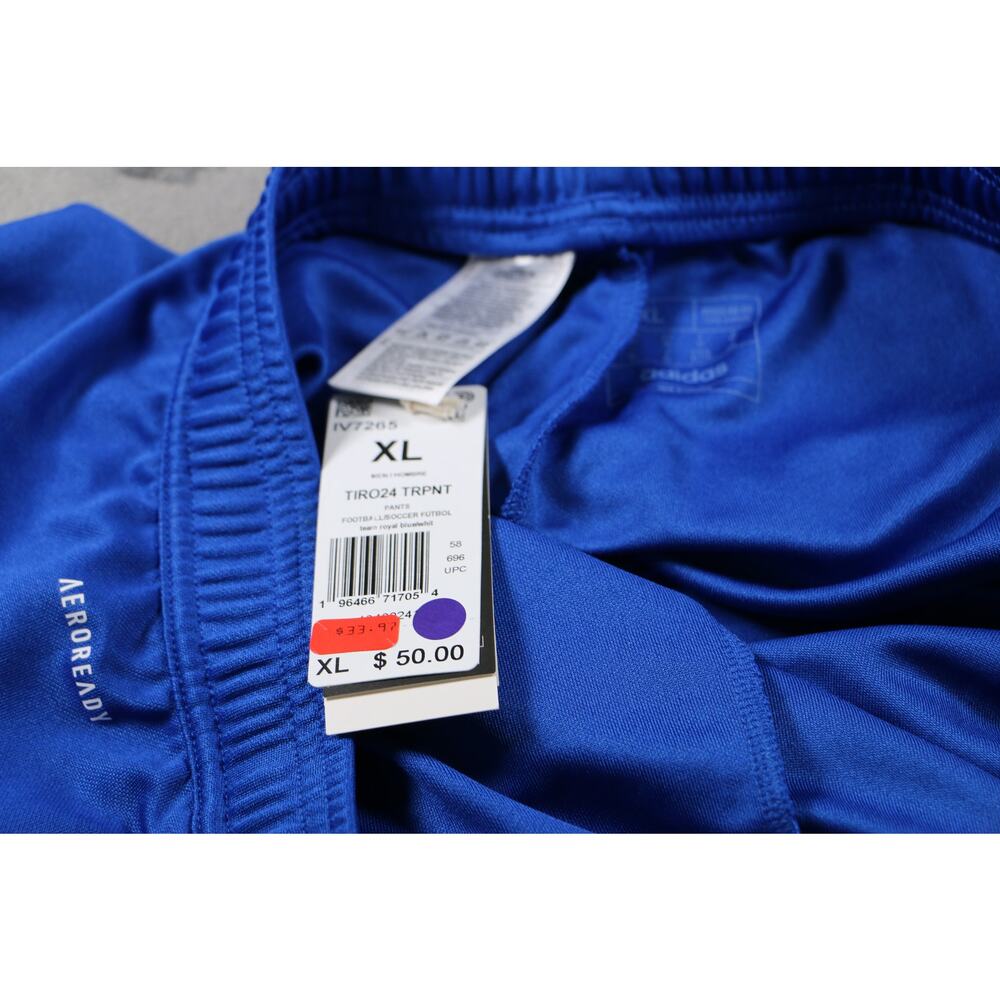 Adidas Tiro24 Track Pants XL AEROREADY Soccer Zip Cuffs New With Tags - Picture 2 of 12